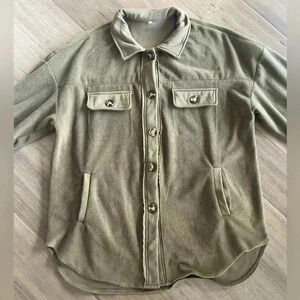 Gold Hinge Fleece Shacket